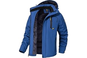 QPNGRP Mens Waterproof Ski Snowboard Jacket Winter Windproof Snow Coat
