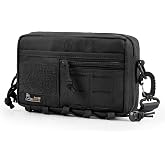 Mardingtop 600D/Cordura Tactical Molle Utility Pouch, Small Military Admin EDC Tool Organizer Bag