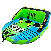 OST Outdoor 2-4 Person Towable Tubes for Boating, Sofa Style Boat Tube, Water Sports Inflatable Towables Tubes for Boats to Pull, Dual Tow Points, Durable Nylon Cover