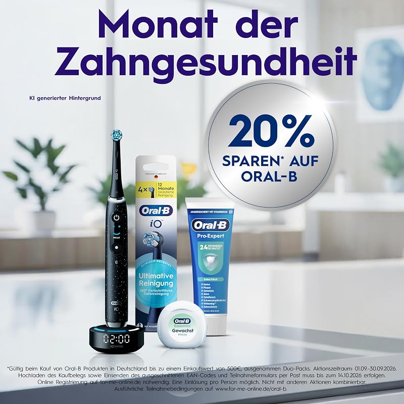 iO Series 9 Elektrische Zahnbürste, Dunkelblau