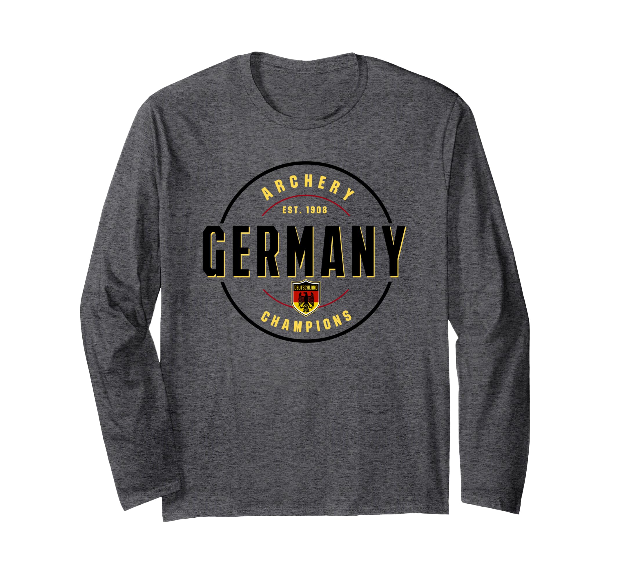 German Archery Champions Circle Long Sleeve T-Shirt