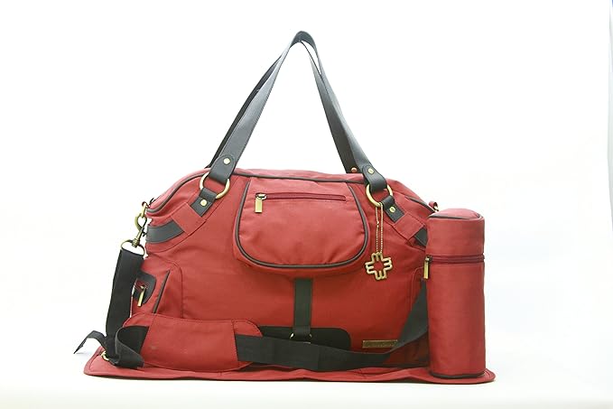 My Milestones Studio Baby Diaper Bag/Mothers Bag - Brick