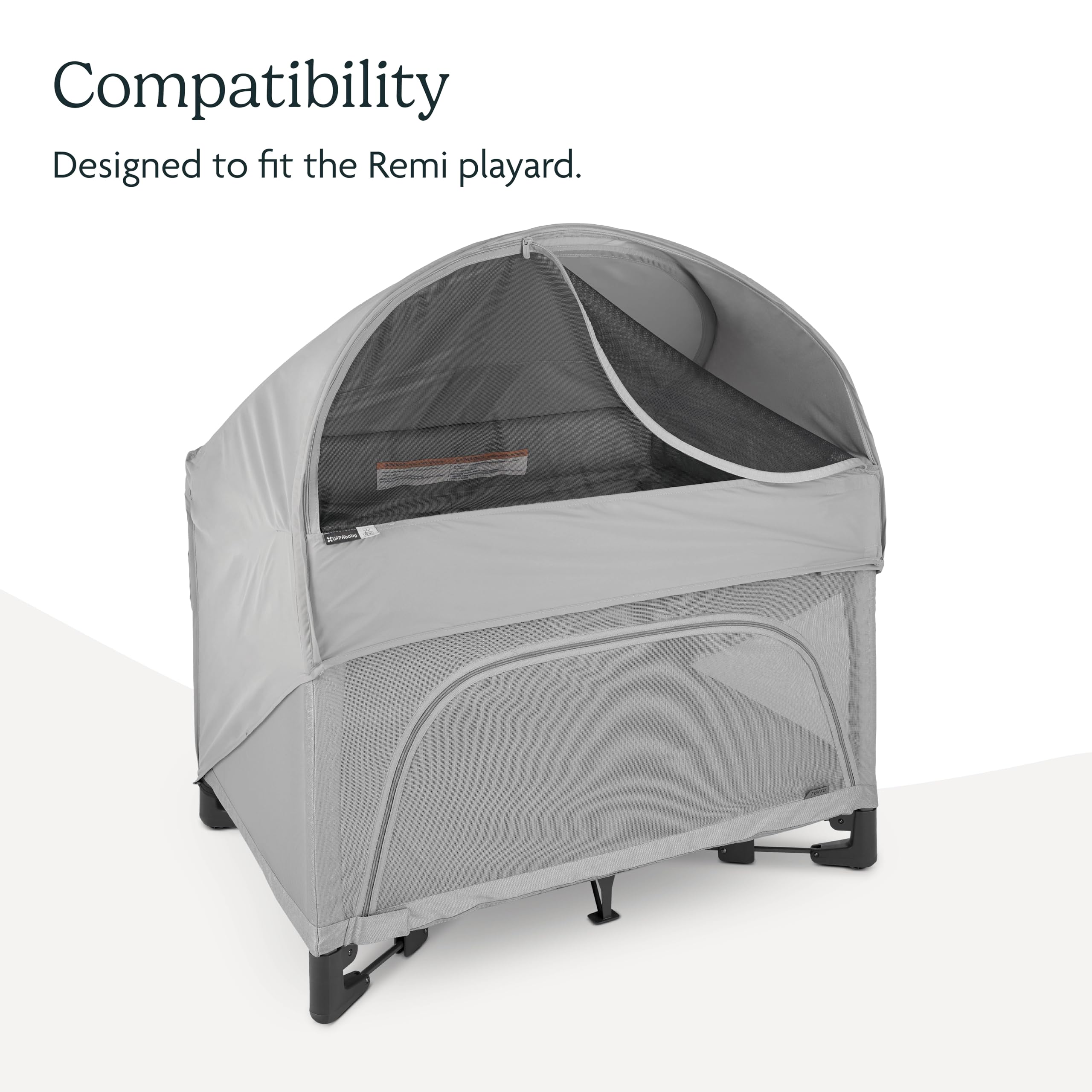 UPPAbaby Remi Canopy - Sun + Bug Protection - Ventilated Cover for Indoor or Outdoor Use - Folds Compactly for Travel
