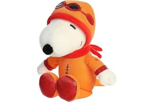 Aurora® Adorable Peanuts® Astronaut Snoopy Stuffed Animal - Officially Licensed Toys for All Snoopy Fans - Nostalgic Gift for Adults and Birthday Celebrations - Without Helmet 12.5 Inches