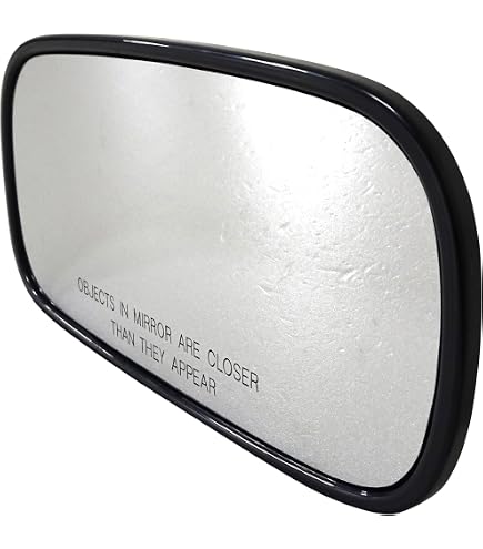 Buick Regal Driver Side Mirror Glass Replacement - 7 1/8 Inch Diagonal With Full Adhesive Backing