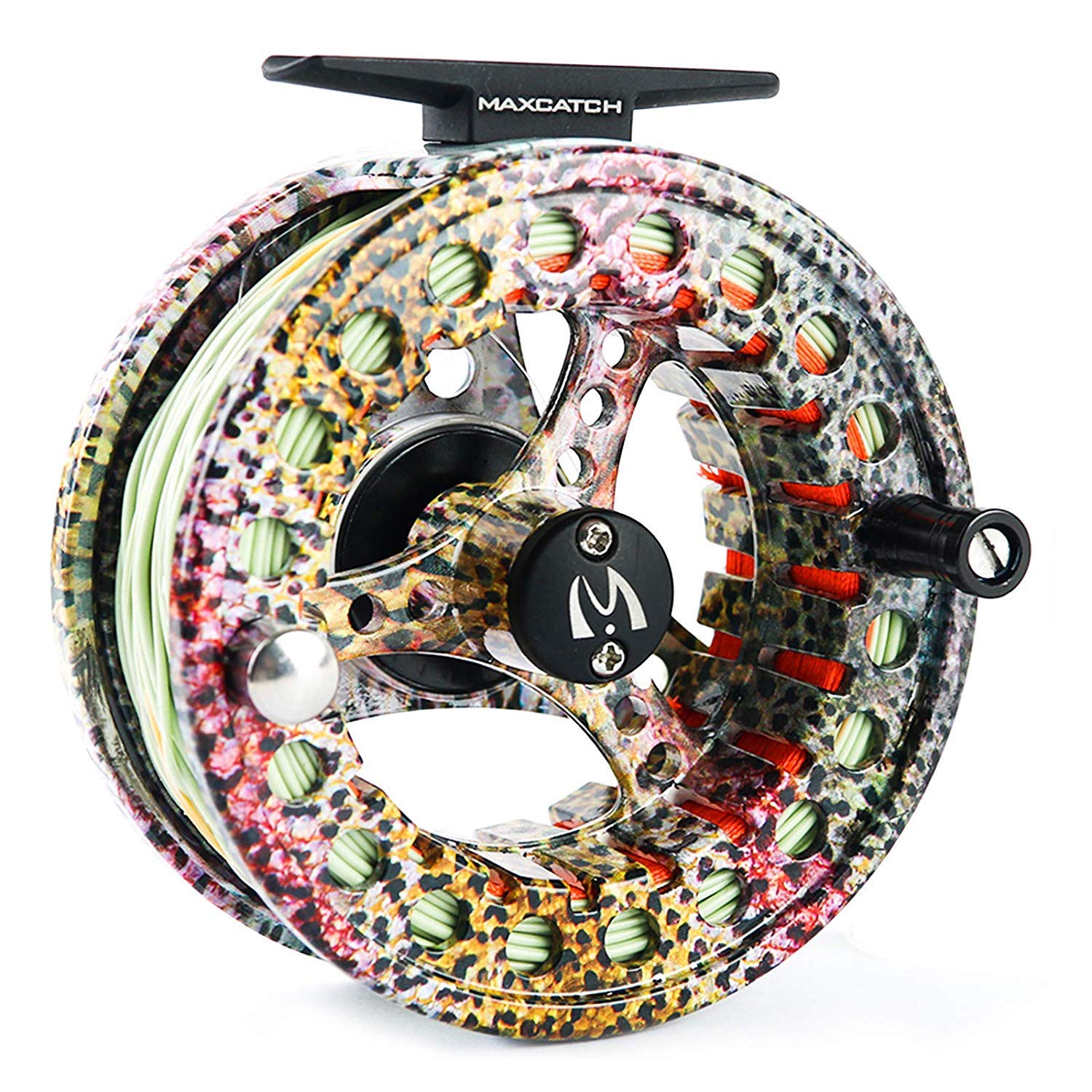 MAXIMUMCATCH Maxcatch ECO Fly Reel Large Arbor with Diecast Aluminum Body Fly Fishing Reel(3/4wt 5/6wt 7/8wt)
