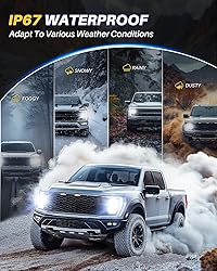 AUTOONE 9006 Light Bulbs, 700% Brighter 24000