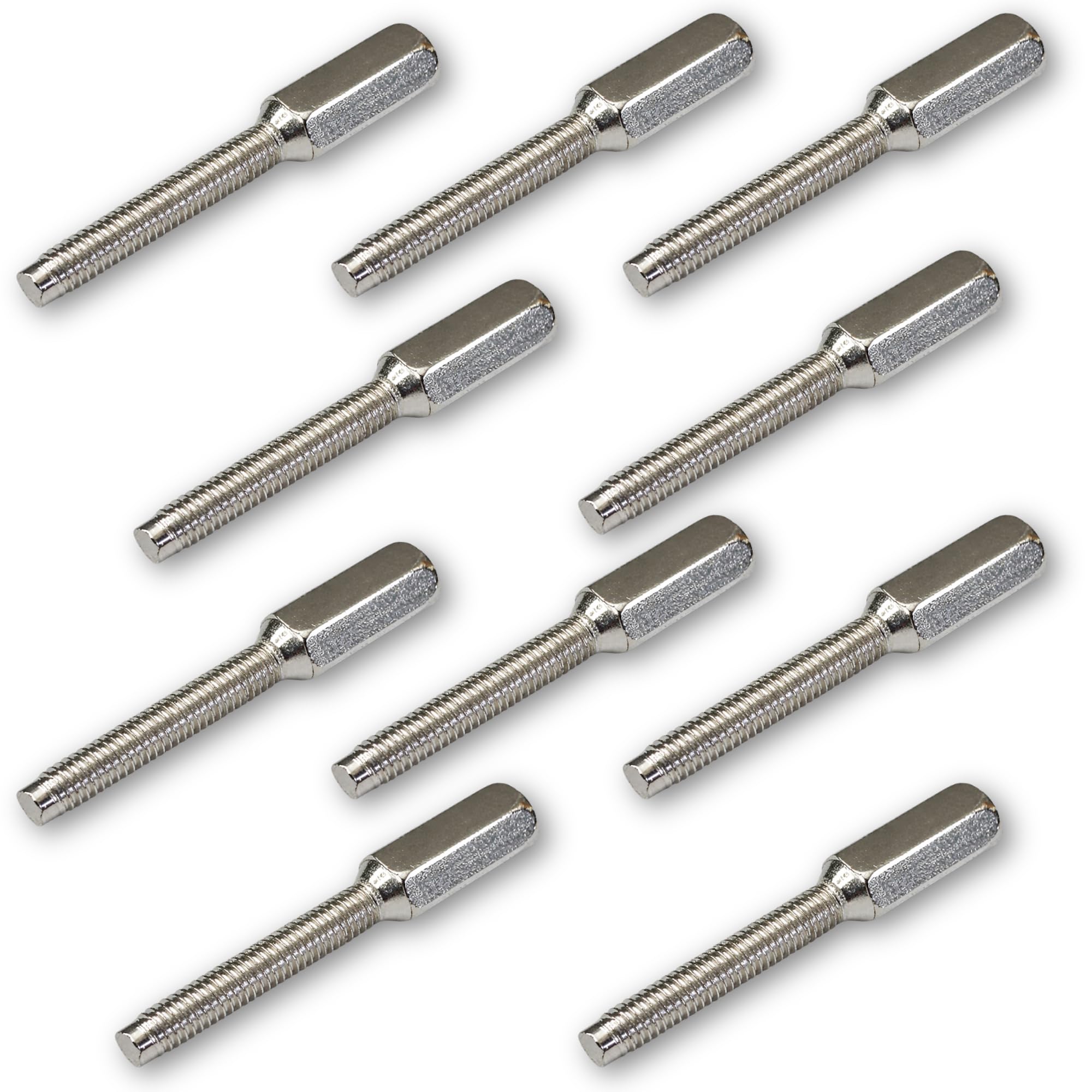 M3.5 Socket Screw Extension Studs – Adds 35mm Length – Extenders for Light Switch & Plug Socket Screws – Pack of 10