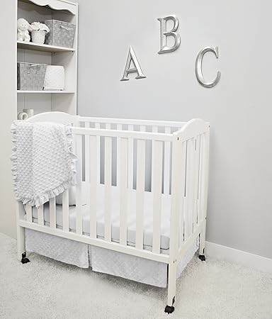 portable mini crib bedding set