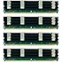 Komputerbay 16GB (4x 4GB) DDR2 PC2-5300F 667MHz CL5 ECC Fully Buffered FB-DIMM (240 PIN) 16 GB w/ Heatspreaders for Apple computers