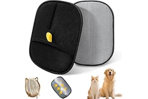 Pet Hair Removal Gloves, Reusable Pet Hair Removal Glove, Double-Sided Electrostatic Hair Remover Glove for Dogs & Cats for C