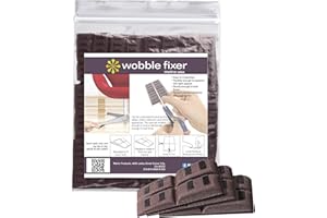 Wobble Fixer by Metric USA - Customizable Non-Slip Furniture Levelers Wedge Shims, Toilet shims, Table Shims for Home Improvement and Work 50 Pack (200 Pieces)