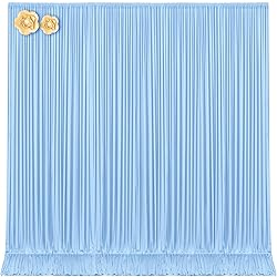 10x12 Baby Blue Backdrop Curtains for Wedding Party