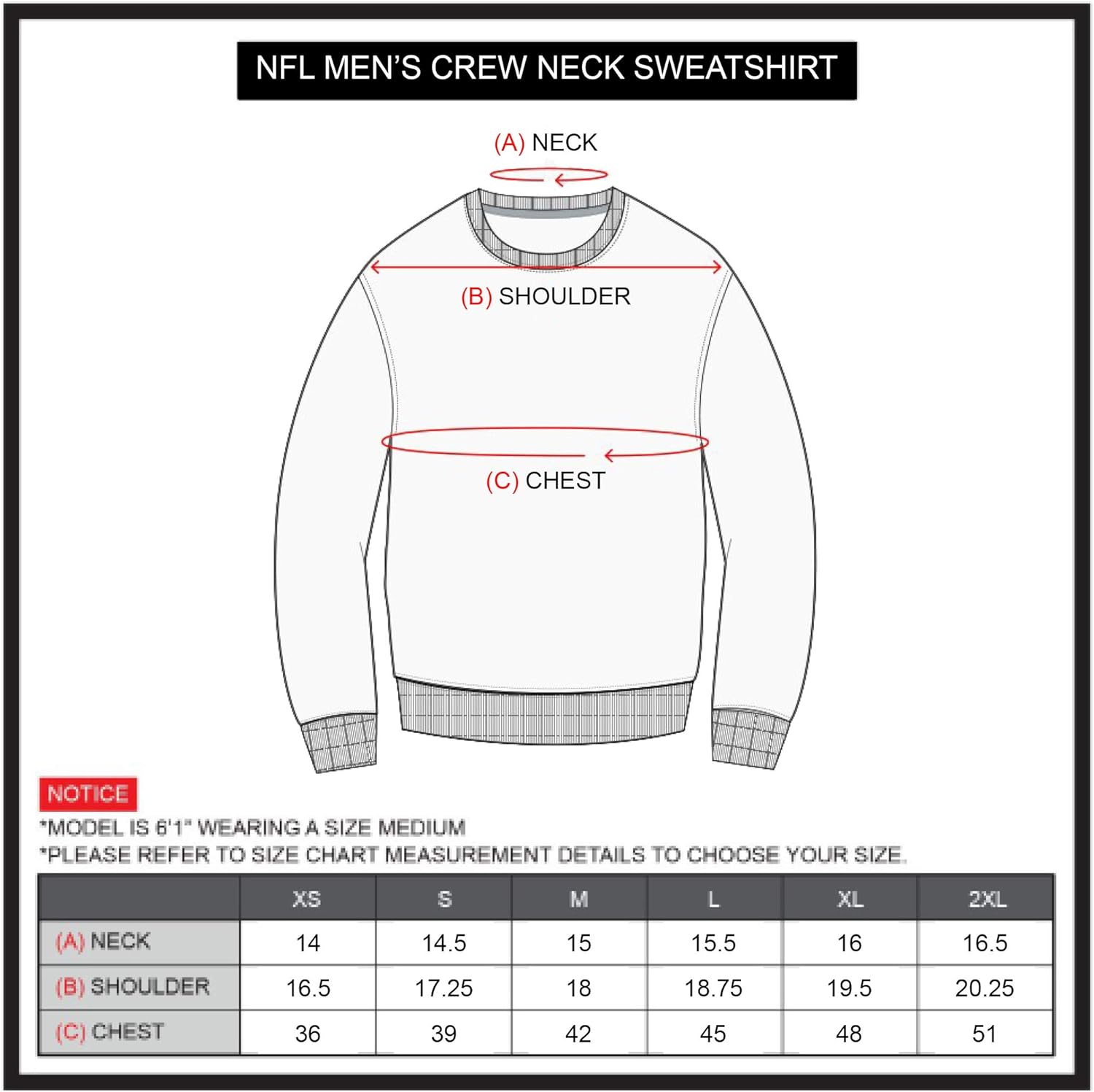 Ultra Game NFL Men's Fleece Sweatshirt Long Sleeve Shirt Block Stripe : Clothing