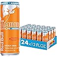 Red Bull Amber Edition Sugar Free Energy Drink, Strawberry Apricot, with 114mg Caffeine plus Taurine & B Vitamins, 12 Fl Oz, Pack of 24 Cans