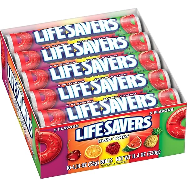 LIFE SAVERS FIVE FLAVORS HARD CANDY, 1.14 OUNCE , TOTAL 20 COUNT