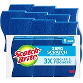 Scotch-Brite Scrub Sponge, Non-scratch, 9-Count