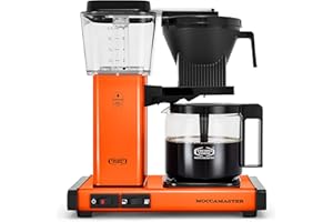 Technivorm Moccamaster 53947 KBGV 10-Cup Coffee Maker Orange, 40 ounce, 1.25l