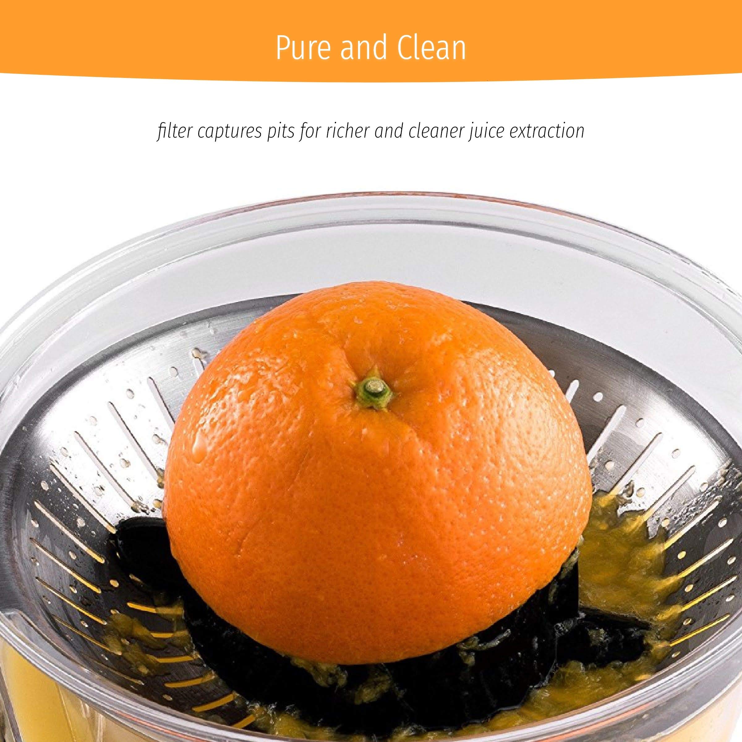 Eurolux ELCJ1700 Electric Citrus Juicer Squeezer, for Orange, Lemon