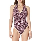 Amazon Essentials Women's Halter One Piece Swimsuit