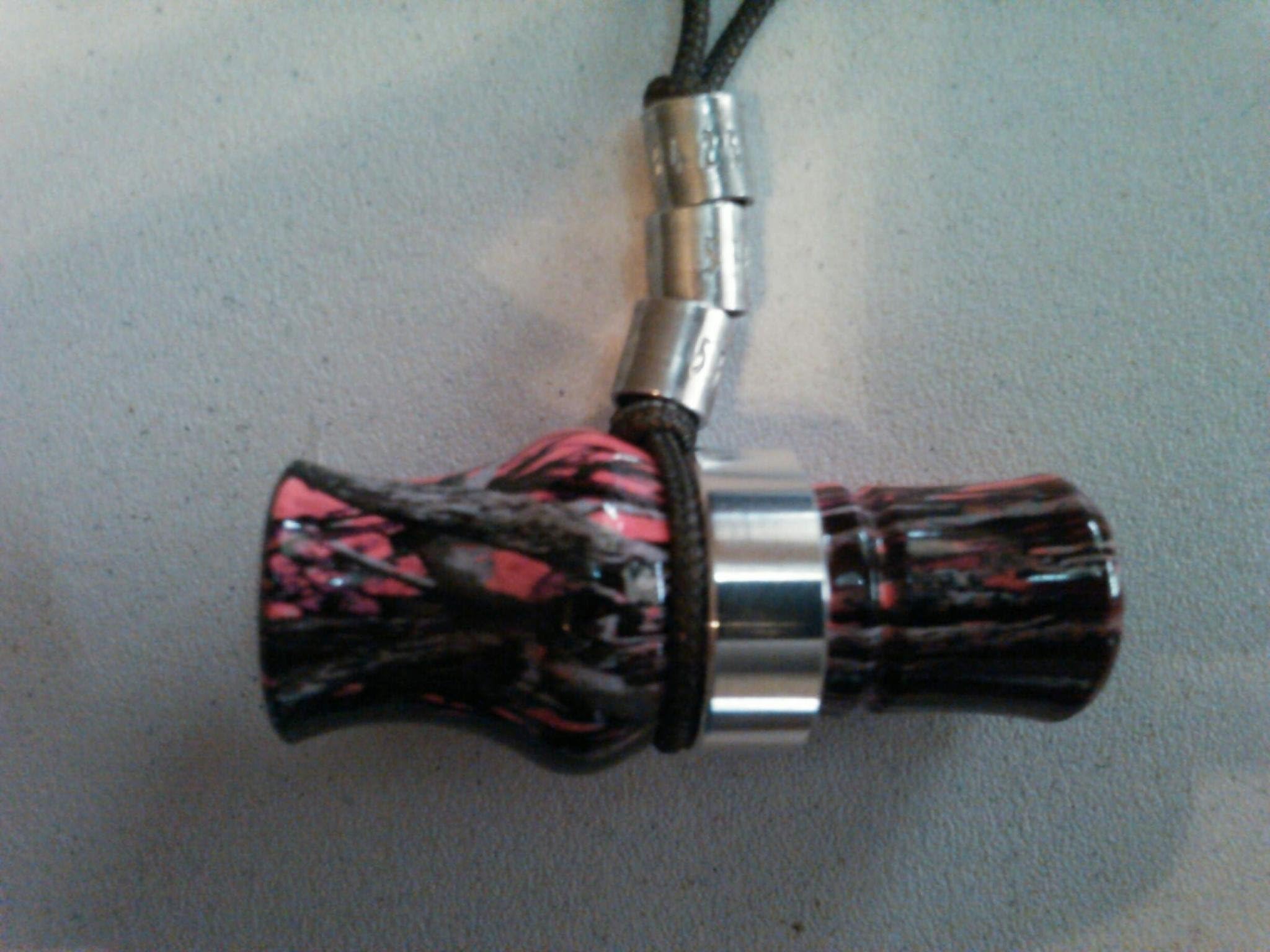 KillerKallz Working Mini Mallard Duck Call Necklace (Muddy Girl)