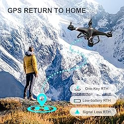 TENSSENX GPS Drone with 1080P HD Camera for Adults