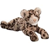 Douglas Saffron Leopard Cub Plush Stuffed Animal - 20 inch Long Without Tail
