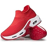 YHOON Women's Slip-On Walking Shoes Sock Shoes Women Mesh Athletic Sneakers Nurse & Work Shoes