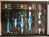 US PRO 7 Drawer Roller Tool Box Cabinet with Full Tool Set Grey/Black view 2