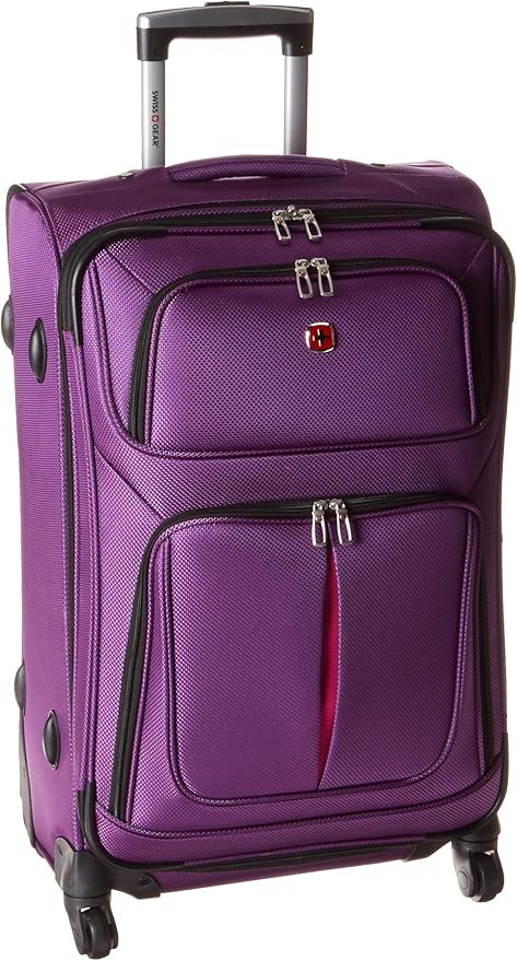 swiss gear pink luggage