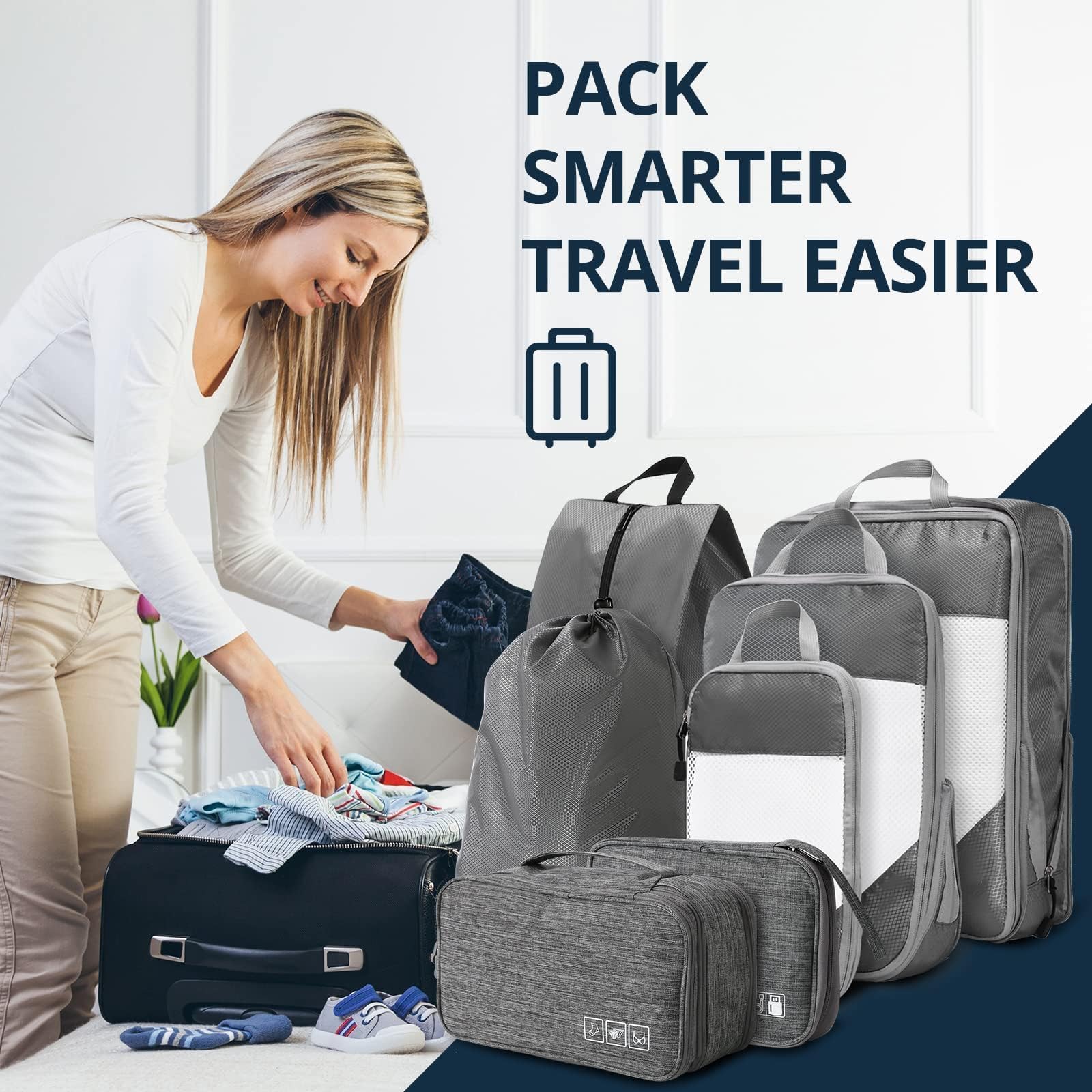 Packing Cubes Travel Organizer