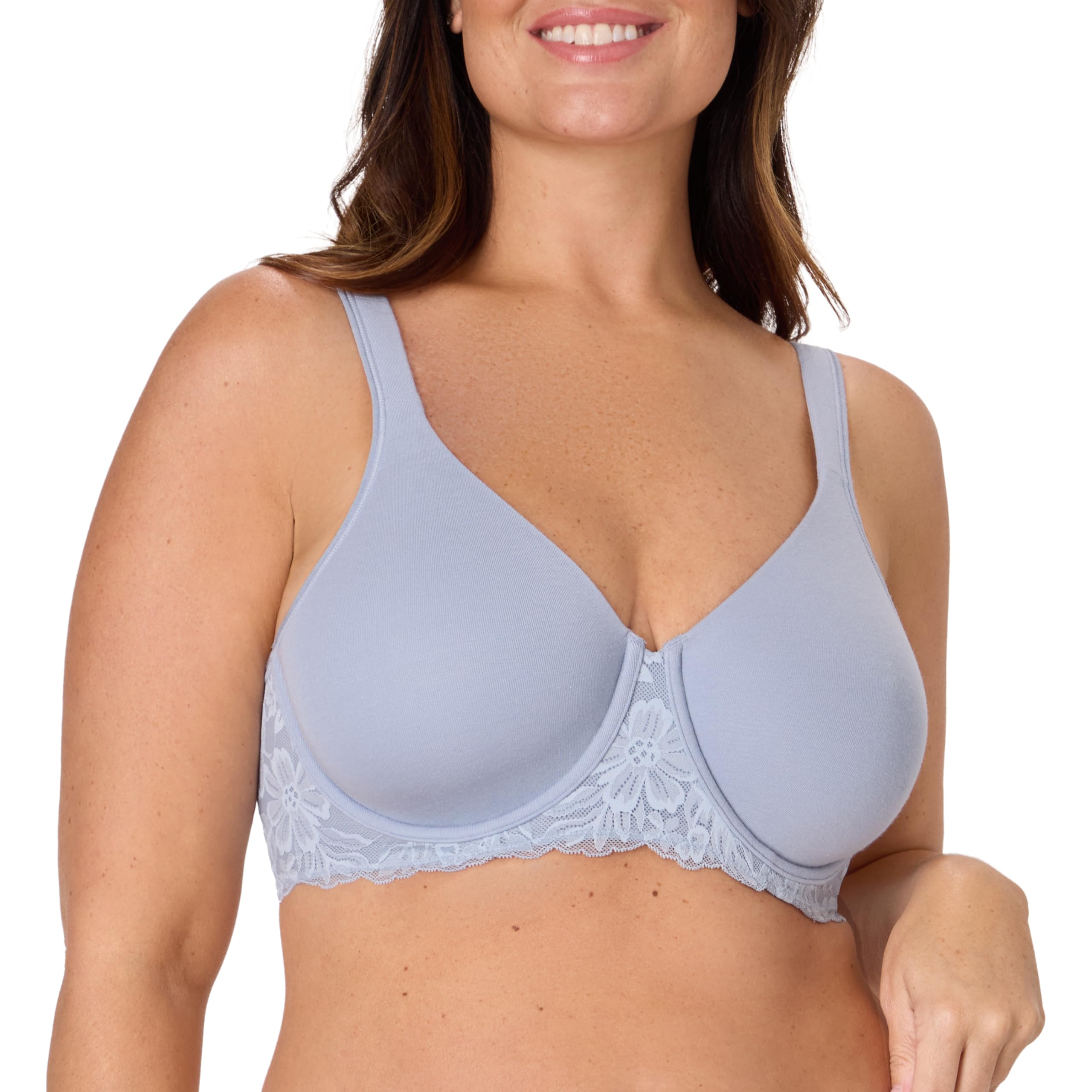 Bali Women’s Minimizer Bra, Breathe Underwire Minimizer Bras for Women, Full Coverage for Large Bust, Most Comfortable