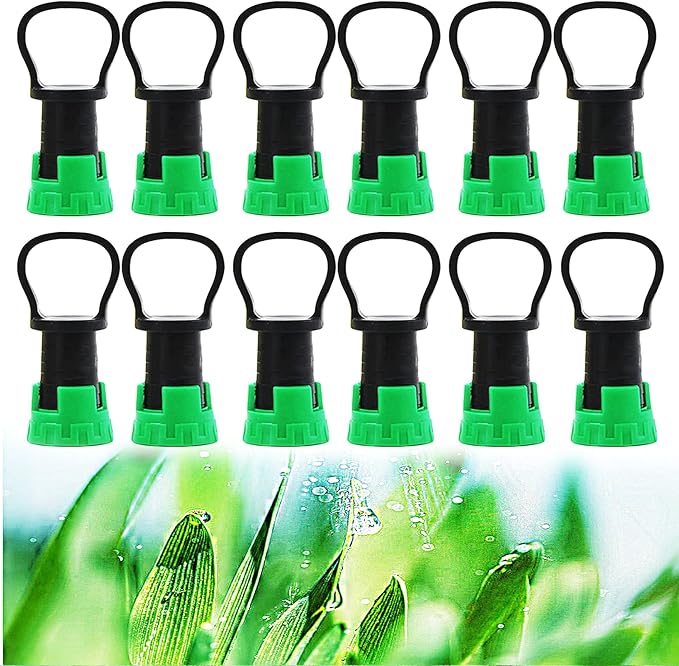 Drip Irrigation Tubing Sprinkler Cap, 12 Pcs 1/2 Inch Universal End Cap