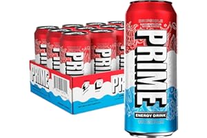 PRIME HYDRATION PRIME Energy DRIPSCICLE, Zero Sugar Energy Drink, 200mg Caffeine and 355mg of Electrolytes for Hydration, Vegan, Gluten Free,16 Fluid Ounce, 12 Pack