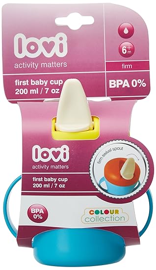 Lovi First Baby Cup (Dark Blue)