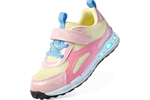 Floranate Flora LU Light Up Shoes Toddler Size 5 to Little Kid Size 2 for Boys and Girls