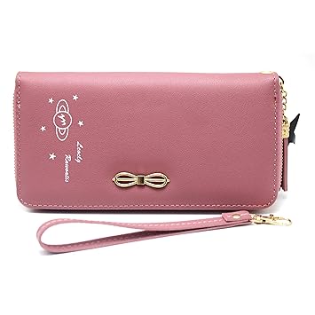 Womens Stylish PU Leather Wallet 1001PINK