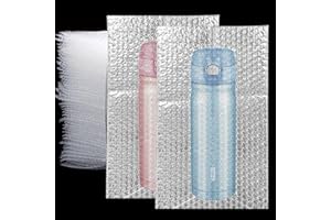 EVANCENT 50Pcs Clear Bubble Out Bags, 10”x14” Bubble Pouches Bags for Shipping, Double Wall Bubble Cushioning Wrap Bags for Moving Packaging Storage Fragile China Dishes Electronic Item-Large Bubble Pouches