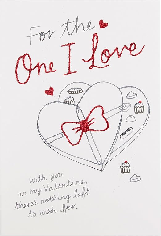 Hallmark One I Love Valentine's Day Card 'My World' Medium Amazon.co