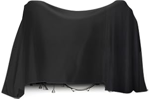 VAINLLEY Drum Set Dust Cover With Sewn-in sewn-in weighted corners Windproof Drum Kit Cover for Outdoor Musical Instruments (80 x 108 inch)