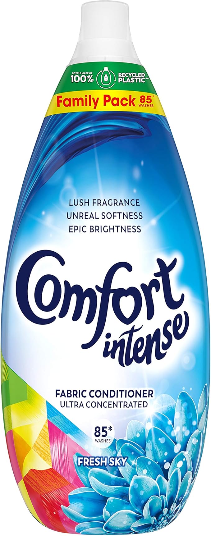 Comfort Intense Fresh Sky 100 Percent Recycled Bottle* Ultra