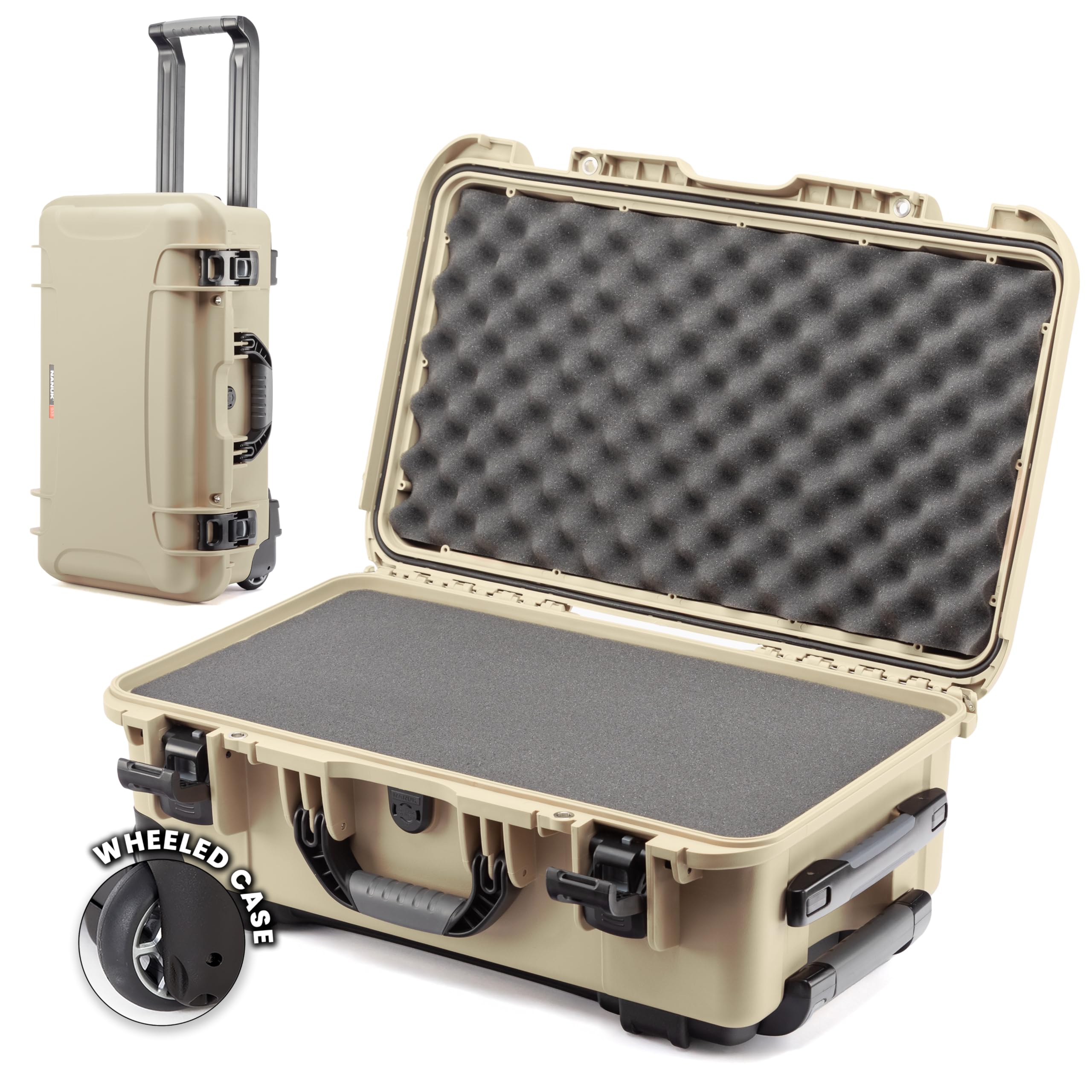 NANUK 935 Camera Hard Case with Cubed Foam, Waterproof Wheeled Carry-On