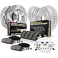 Power Stop KOE15231DK Autospecialty Front and Rear Replacement Brake Kit-OE Brake Drums & Ceramic Brake Pads For 2005-2022 To