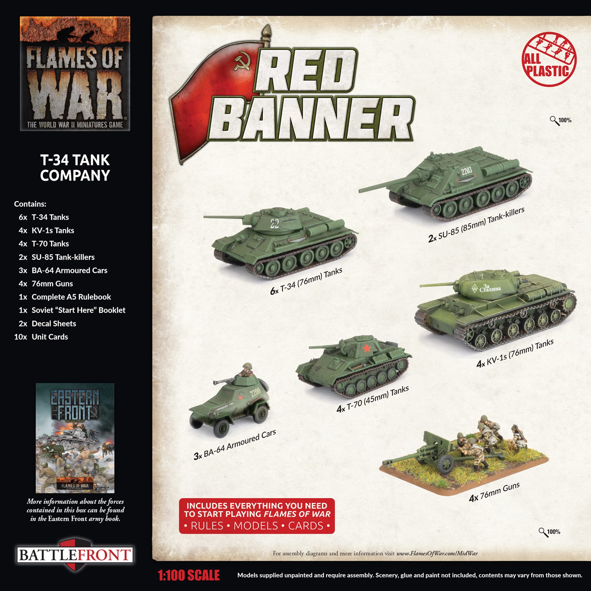 Flames of War: Red Banner T-34 Tank Company