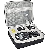 Case Compatible with DYMO Label Maker LabelManager 160/280 Portable Label Maker, Tag Printer Storage Organizer for AC Adapter, Tape Cartirdges and More Accessories(Box Only) Gray