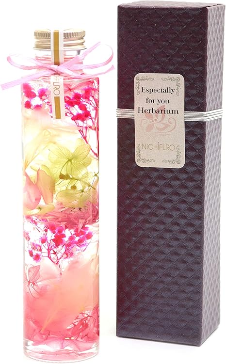 Amazon ハーバリウム リナ Lina 専用box付 母の日 贈り物 誕生日 バレンタイン クリスマス 女性 記念日 プレゼント 花 結婚祝い 新築祝い ギフト 卒業 入学 ピンクmix プリザーブドフラワー オンライン通販