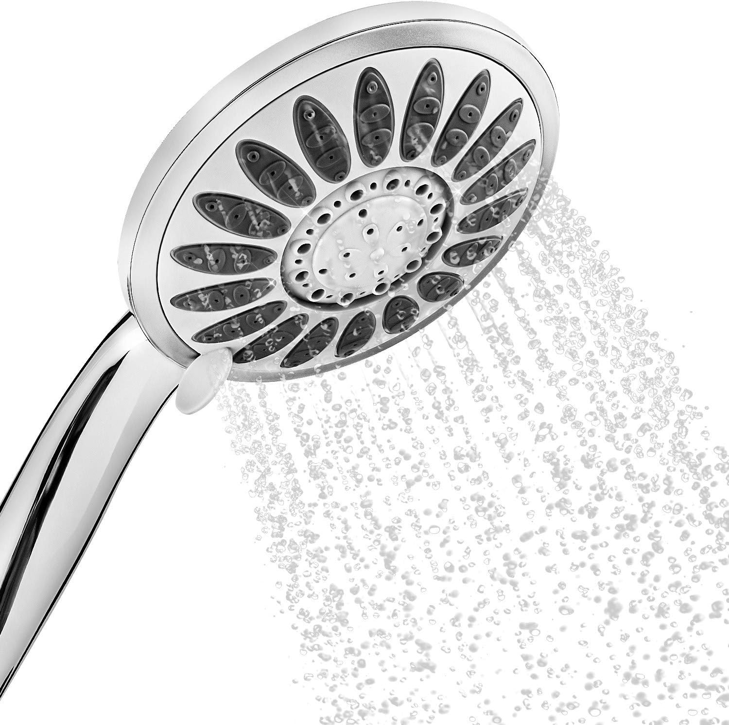 Rain Shower Head With Detachable Handheld Spray by Nice Splash Best