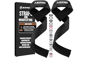 ASIPRO Wrist Straps Weightlifting for Men and Women Wrist Wraps Weightlifting for Bodybuilding & Strength Training Wrist Brac