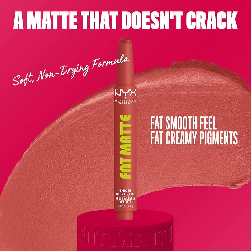 Fat Matte Lip Balm, 09 Mauve Cloud, 2g