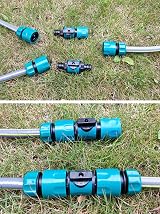TOPWAYS Quick Release In Line Shut Off Valve for Garden Hose view 6